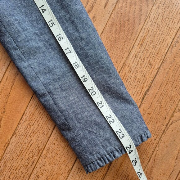 J.Crew REGENT Chambray Blazer Blue Ruffle 10 - Picture 15 of 15